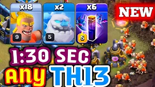 THIS ARMY EXTREMELY OVERPOWERED!!! NEW TH13 Attack Strategy (Clash of Clans) BARBARIAN KICKER TH13