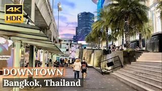 [BANGKOK] Night Walking in Downtown Bangkok | Pratunam To MBK Center | Thailand [4K HDR Walk Around]