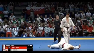 KO Juras Sokolovas Lithuania Vs Maciej Mazur Poland EC 2018 Poland