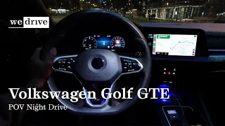 Volkswagen Golf GTE | POV Night Drive