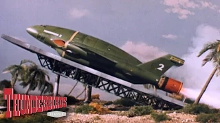 Thunderbird 2 Launches From Tracy Island - Thunderbirds