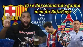 REACT UCL - Barcelona 1x4 PSG