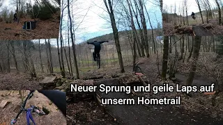 Neuer Sprung und geile Laps auf unserem Hometrail //MTB Christian