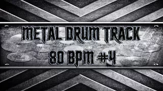 Slow Extreme Metal Drum Track 80 BPM (HQ,HD)