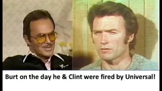 Rewind: Burt Reynolds on day he & Clint Eastwood were fired by Universal