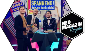 SPANNEND! Ach ne, doch nicht mit Moritz Hürtgen | NEO MAGAZIN ROYALE - ZDFneo