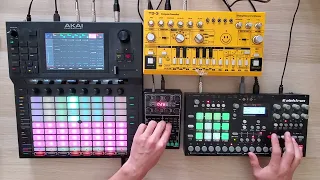 Live Industrial Techno // Elektron Analog Rytm / Akai FORCE / Faderfox UC4 @ 145bpm