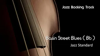 New Backing Track Basin Street Blues Bb ( new orleans ) Jazz Standard Play Along Mp3 Live Jazzing