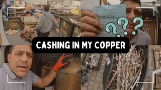 This Is How Much £££ I Got For My Scrap Copper!!