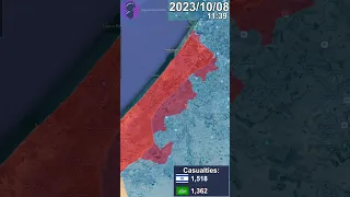The Israel-Hamas War using Google Earth