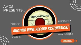 7" Single Vinyl Record Deep Cleaning / Restoration, Grading Certificate, and HI-RES Transfer.