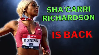 Sha'Carri Richardson shows incredible sprintspeed over 100m II 2023 Miramar Invitational