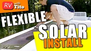 How to Install a Flexible Solar Panel - DIY RV Solar