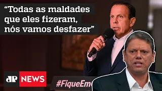 Tarcísio: “Governo Doria é para ser esquecido, um dos piores da história”