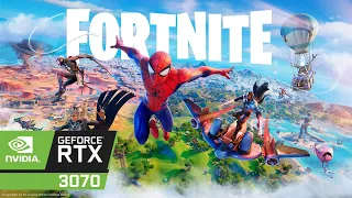 Fortnite Benchmark (Ultrawide) - RTX 3070 | DLSS On | MAX Settings