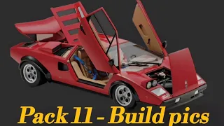 Deagostini Lamborghini Countach LP500S Walter Wolf edition - Pack 11 Build