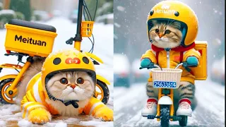 food delivery # cat deliver # sad cat # cat deliver # funny cat # cute cat # sad cat # cats # cute #