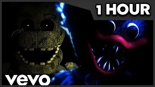 [1 HOUR] Killer Rap Battle - "Blood Runs Cold" (Huggy Wuggy, FNAF, Among Us) | by ChewieCatt