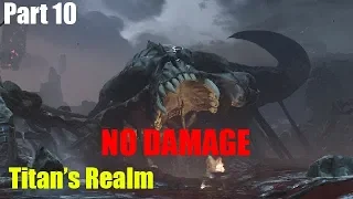 Doom (2016) NO DAMAGE Nightmare Difficulty 100% Walkthrough Part 10 - Titan's Realm