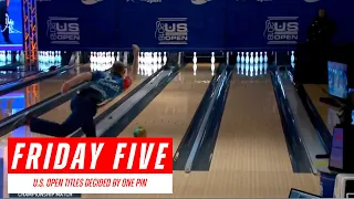 Friday Five - Five Times the U.S. Open was Won by a Single Pin