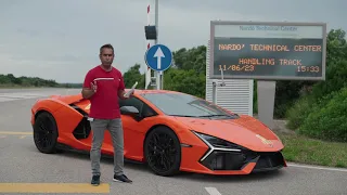 Lamborghini Revuelto close-up look and drive impressions