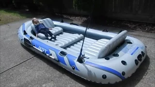 Intex Excursion 5 inflatable boat review part 1