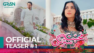 Mohabbat Satrangi | Teaser 01 | Pakistani Drama | Every Mon - Tue at 7 PM | Green TV Entertainment