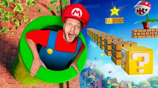 Je suis RENTRÉ dans le MONDE DE MARIO dans la VRAIE VIE !