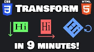 Learn CSS transformations in 9 minutes! 🔄