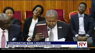 BoU officials appear before COSASE over Cooperative bank liquidation