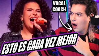 Lucero Mijares canta “La Cigarra” | Reaccion Vocal Coach | Ema Arias