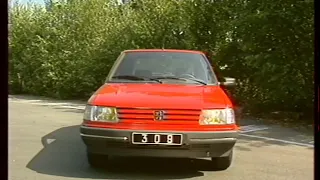 1989 présentation de la nouvelle 309 Peugeot et concurrentes