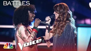 The Voice 2018 Battle - Shana Halligan vs. Christiana Danielle: "Use Somebody"