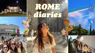 Rome Travel Vlog 🇮🇹 2023 | 2 Day Itinerary of Festivities, Food, Ancient Monuments and more!