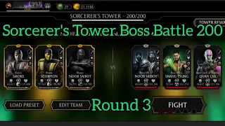 mkmobile: sorcerer's tower boss battle 200 + reward