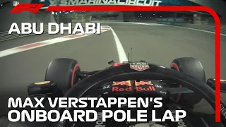 Max Verstappen's Pole Lap | 2020 Abu Dhabi Grand Prix | Pirelli