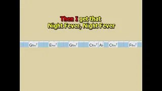 Night fever Bee Gees Mizo voclas  lyrics chords cover