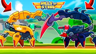 ТАНК СКОРПИОН В БОЯХ 1 НА 1 Против ВСЕХ ТАНКОВ! Игра про танки Hills of Steel