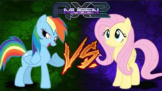 MUGEN Rainbow Dash vs Fluttershy