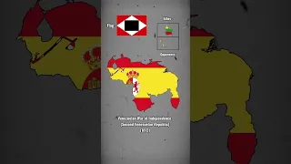 Evolution of Venezuela 🇻🇪 Pt 2 #shorts #history #geography #map #viral