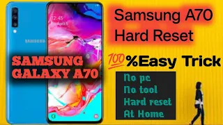 Samsung Galaxy A70 Hard reset | how to hard Reset Samsung A70 |Samsung A70 hard reset #hardreset