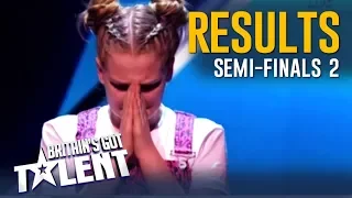THE RESULTS: Semi-finals 2 Had SHOCKING Eliminations! | Britain's Got Talent 2019