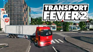 Transport Fever 2 - Еда и топливо в не тронутый город! #43