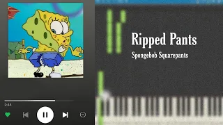 Ripped pants - Spongebob Squarepants [Piano tutorial] (Synthesia)