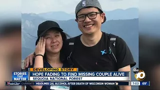 Hope fading to find missing couple alive