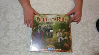 Распаковка Ticket to Ride: Africa