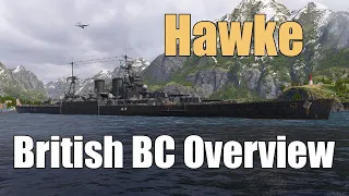 Hawke: British BC Overview | World of Warships Legends | 4k