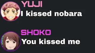 Yuji kissed Shoko instead of Nobara[Part-1] | Jujutsu Kaisen