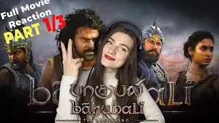 Russian Girl Reacts : Bahubali the beginning Part 1/3