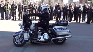 Police Demonstration of Low Speed Motorcycle Maneuvers